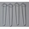 Conjunto de Pés de Mesa Hairpin Legs 70cm Altura Cor Branco Perolado - 1