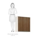 Ver imagem 5 de Armário Aéreo De Cozinha 80cm 2 Portas 2 Prateleiras Linea