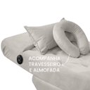 Ver imagem 4 de Maca Lash Designer Cilios Luxo Estofada com Massagem Veludo:veludo Bege Marfim