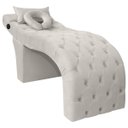 Ver imagem 1 de Maca Lash Designer Cilios Luxo Estofada com Massagem Veludo:veludo Bege Marfim