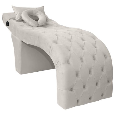 Maca Lash Designer Cilios Luxo Estofada com Massagem Veludo:veludo Bege Marfim