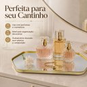 Ver imagem 7 de Bandeja Decorativa Espelhada Hexagonal Dourada 35x15cm