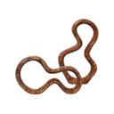 Ver imagem 1 de Dupla Escultura Contemporânea Decoração Em Cerâmica Marrom Petra