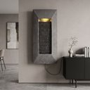 Ver imagem 7 de Fonte Cascata de Parede Retangular com LED Cinza-Chumbo 73 cm