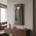 Ver mais imagens de Fonte Cascata de Parede Retangular com LED Cinza-Chumbo 73 cm