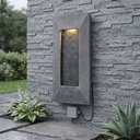 Ver imagem 6 de Fonte Cascata de Parede Retangular com LED Cinza-Chumbo 73 cm
