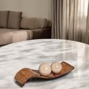 Ver imagem 6 de Centro de Mesa Safira com Esferas em Cerâmica Marrom Petra