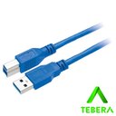 Ver imagem 2 de Cabo Usb 3.0 P/ Impressora - 1,5m Tebera