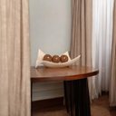 Ver imagem 4 de Centro de Mesa Classic com Esferas em Cerâmica Bege e Marrom Petra