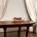 Ver imagem 5 de Centro de Mesa Classic com Esferas em Cerâmica Bege e Marrom Petra