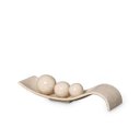 Ver imagem 1 de Centro De Mesa Com Esferas Em Cerâmica Bege Petra Safira G