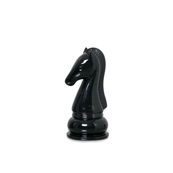 Decoração Peças De Xadrez Cavalo Escultura Grande Estátua 25cm