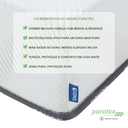 Ver imagem 4 de Colchão Sonos Sense Purotex Solteiro Ortopédico Espuma D28 88x188x19 a Vácuo