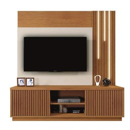 Home Logan com Led Cascata 2 Portas Mavaular Naturalle/off White - 3