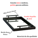 Ver imagem 5 de Bandeja Decorativa para Cantinho do Café Espelhada 31x52:preto Fosco