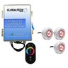 Kit 3 leds coloridos para piscina com central e touch - 1
