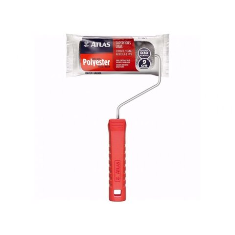 Rolo Espuma Atlas Cinza 09cm 406/9