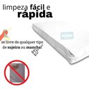 Ver imagem 3 de Capa Colchão Solteiro Impermeável Hospitalar com Zíper - Branca 78x188x14cm