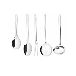 Conjunto de Utensílios Simonaggio Aruba em Inox - 5 Pçs