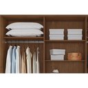 Ver imagem 6 de Guarda Roupa Casal 6 Portas (2 Ripadas) e 6 Gavetas Portugal Cacau - Conquista