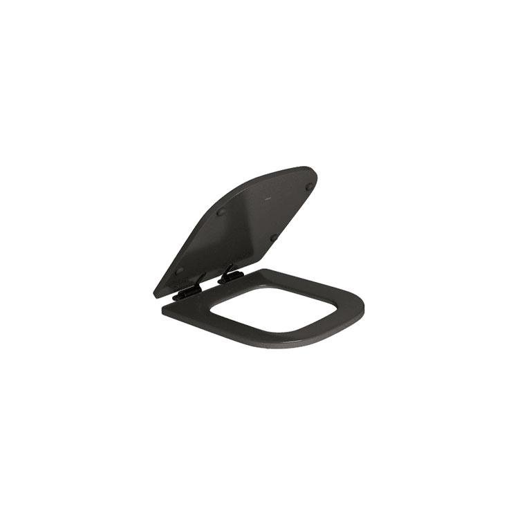 Assento Poliéster Slow Close Piano AP337 Black Matte - Deca Assento Poliéster Slow Close Piano AP337 Black Matte - Deca