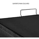 Ver imagem 5 de Cama Báu Box Base Solteiro Courino Cinza