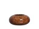 Ver imagem 1 de Vaso De Mesa Redondo Marrom Cachepot G De Cerâmica Petra