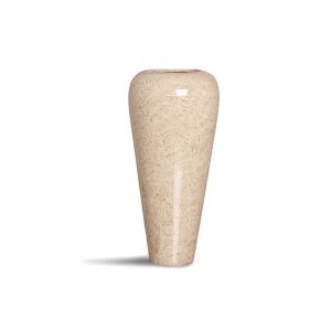 Vaso Atlanta G Decoração Em Cerâmica Bege Petra