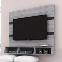 Painel para TV até 50 Polegadas 3 Nichos Marrocos Poliman - 1