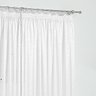 Cortina para Sala Seda Amassada Amore Branca Lisa para Varão de 2 metros - 2