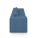 Ver imagem 6 de Sofá Versátil Sala de Estar Atlanta 298cm Modulado Linho Azul G52 - Gran Belo