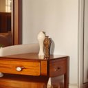 Ver imagem 2 de Dupla Vaso Califórnia Decoração em Cerâmica Bege e Marrom Petra