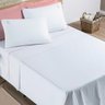 Jogo Cama Lençol Diana Casal Padrão Percal 200 Fios 100% Algodão 4 Peças - Branco - 3