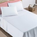 Ver imagem 3 de Jogo Cama Lençol Diana Casal Padrão Percal 200 Fios 100% Algodão 4 Peças - Branco