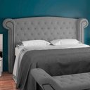 Ver imagem 5 de Cabeceira Cama Box Casal 160cm Sofia Bouclê Cinza