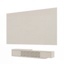 Ver imagem 3 de Rack Extensível Ripado com Painel TV 86 Polegadas Planejado 400x250cm Aruá CabeCasa MadeiraOriginals Off White