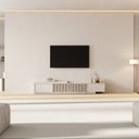 Ver imagem 2 de Rack Extensível Ripado com Painel TV 86 Polegadas Planejado 400x250cm Aruá CabeCasa MadeiraOriginals Off White