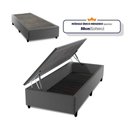 Ver imagem 2 de Cama Box Baú Solteiro Hellen Colchão Yaris Pillow Top Cinza