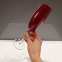 Ver imagem 6 de Jogo 2 Peças Taça de Vidro 230ml Vermelho 26x6x6cm Vinho Água Espumante Bar