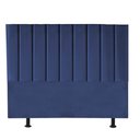 Ver imagem 1 de Cabeceira Estofada King 195CM Cora Suede Azul Marinho - D A DECOR D&A Decor