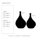 Ver imagem 3 de Vaso de Mesa para Decoração de Sala Dupla Cristal Petra