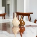 Ver mais imagens de Vaso de Mesa para Decoração de Sala Dupla Cristal Petra