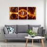Quadro Senhor dos Anéis Olho de Sauron Mosaico - 2