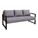 Ver imagem 1 de Poltrona 03 Lugares Estilo Industrial Braço de Ferro Ipanema