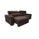 Ver mais imagens de Sofá Retrátil e Reclinável 2,35m Molas Ensacadas Cama inBox Style Thermo Gel Linho Marrom