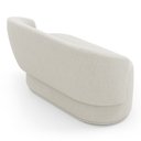 Ver imagem 5 de Namoradeira Decorativa Orgânica Mavi 02 Lugares Bouclê Creme - Desk Design