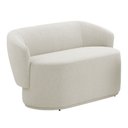 Ver imagem 7 de Namoradeira Decorativa Orgânica Mavi 02 Lugares Bouclê Creme - Desk Design