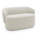 Ver imagem 1 de Namoradeira Decorativa Orgânica Mavi 02 Lugares Bouclê Creme - Desk Design