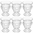 Ver imagem 1 de Jogo 6 Mini Vasos Cachepots Decorativos Vidro Cristal 7x10cm Diamante Lyor Pequeno