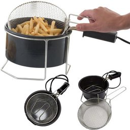 Fritadeira Elétrica Óleo Tacho Esmaltado 1 Litro 110v Voltage:110v:110v - 12